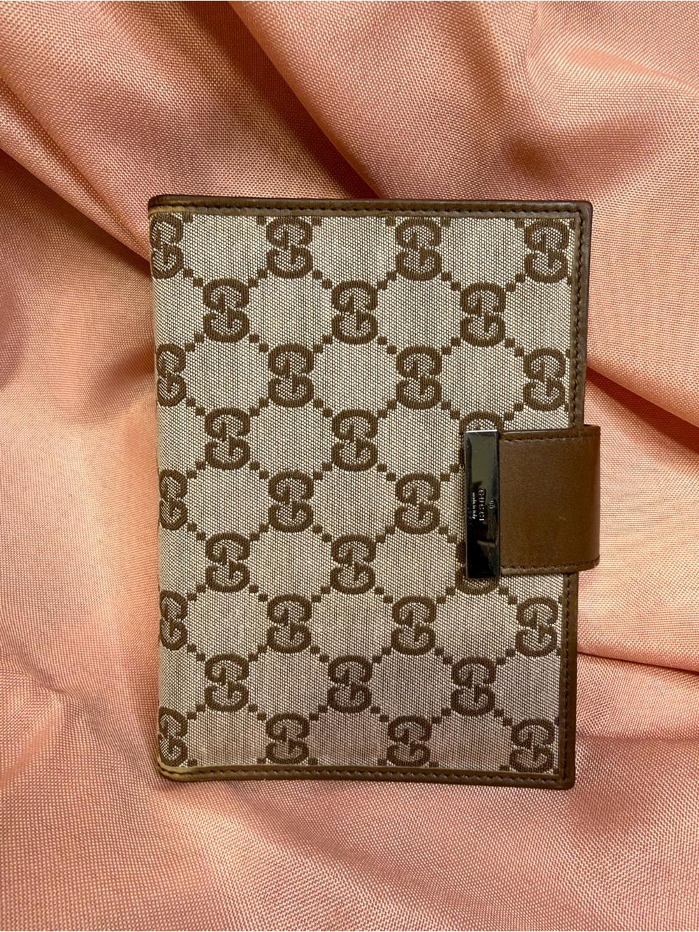 Vintage Gucci 2002 GG Canvas Agenda Planner Organizer + COA
